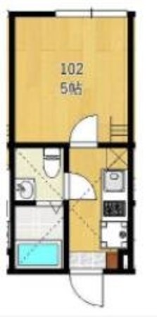 アザーレ・パッシオ生田Aの物件間取画像